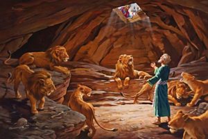daniel with lions