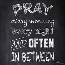 when should i pray
